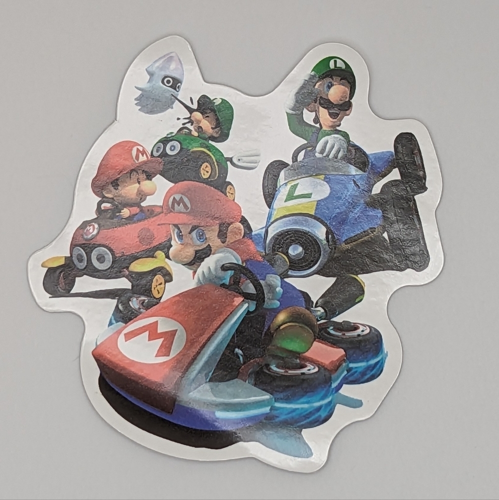 Mario and Luigi Sticker
